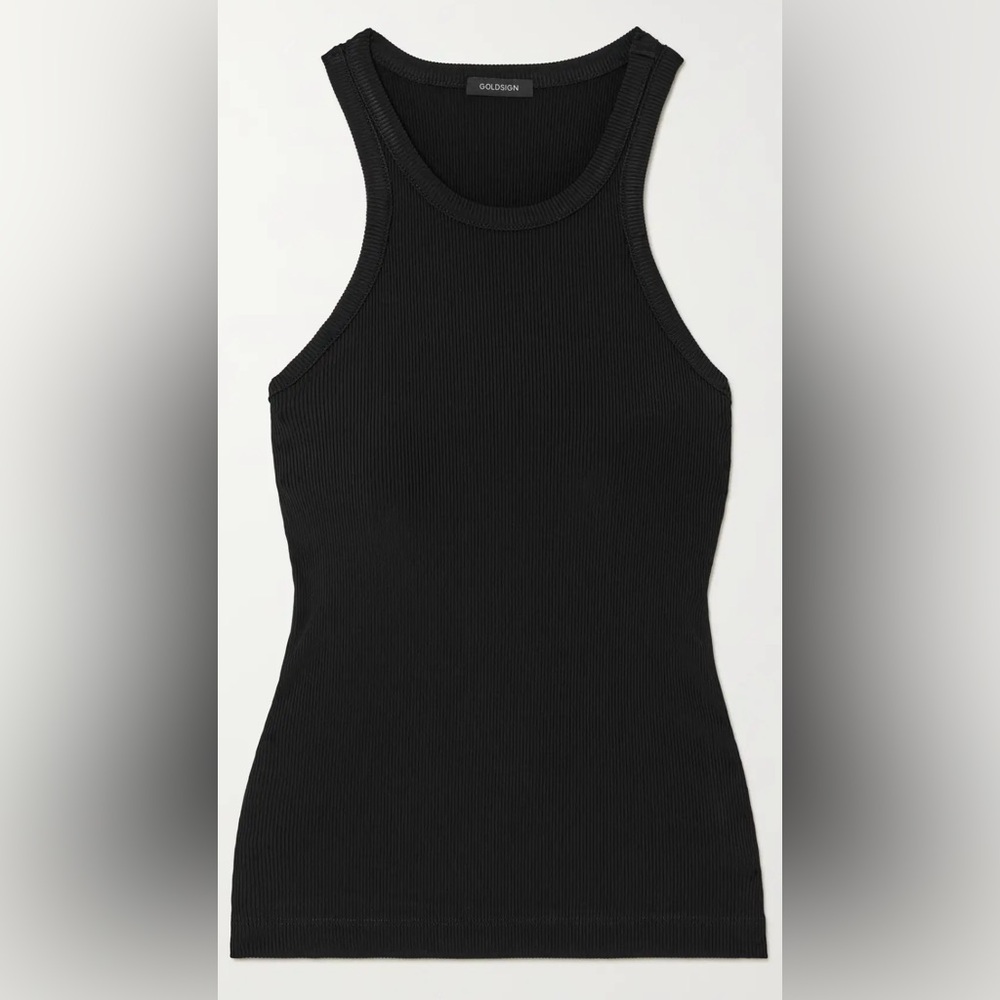 GOLDSIGN “The Laurel” ribbed jersey stretch tank